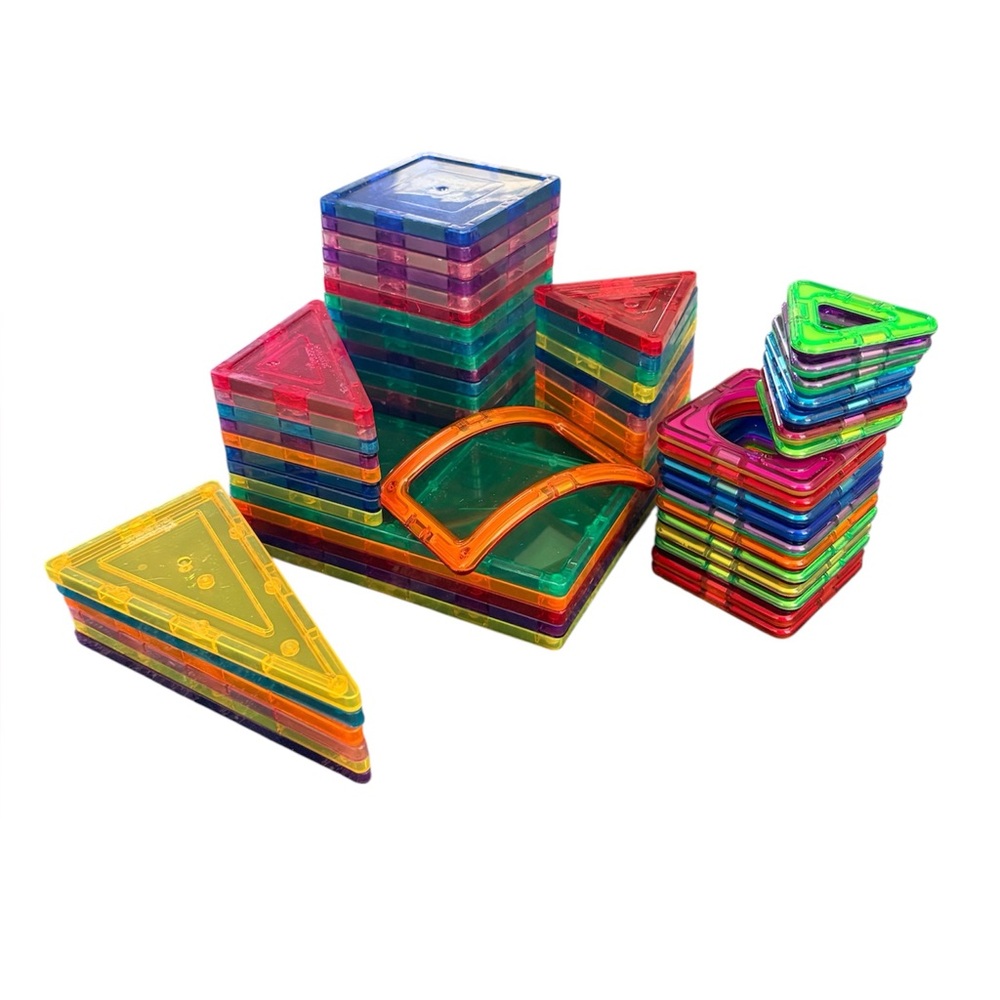 Colorful Magnetic Building  Picasso or Magna Tiles